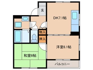 Scuderia鷹飼北の物件間取画像